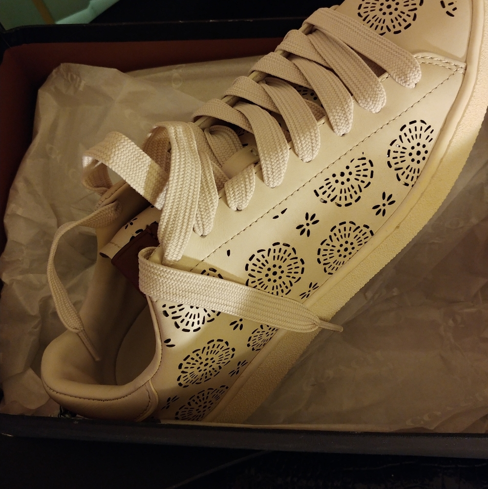 Coach Laser Cutout Sneakers